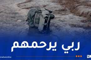 المسيلة.. 5 وفيات إثر انجراف سيارة بسبب السيول