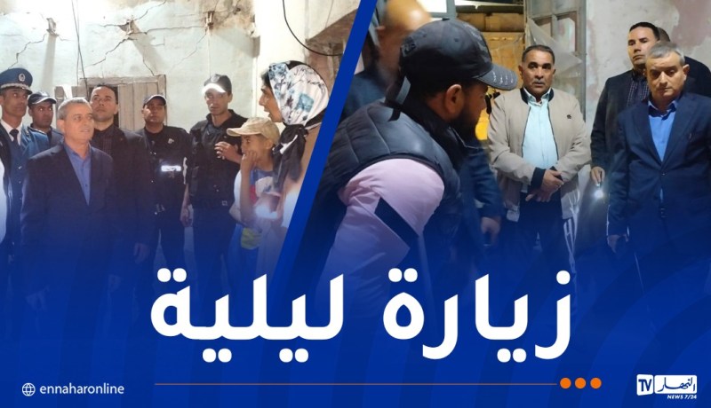 والي مستغانم في زيارة مفاجئة للأحياء الهشة.. وهذا ما أمر به