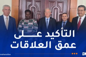ناصري ينقُل تحيات رئيس الجمهورية إلى نائبة الرئيس الأوغندي