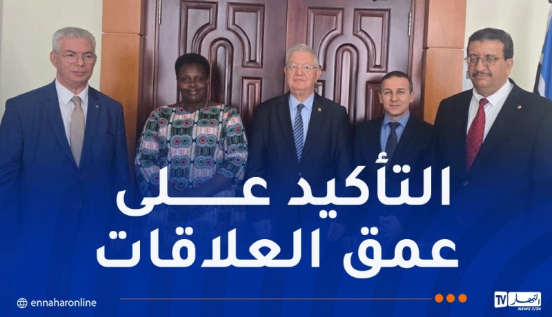 ناصري ينقُل تحيات رئيس الجمهورية إلى نائبة الرئيس الأوغندي