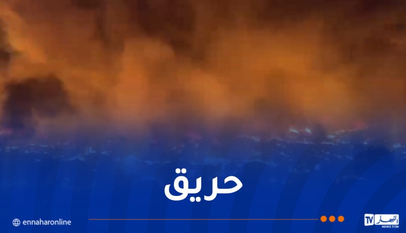 البليدة.. حريق مهول يلتهم مخزن للعجلات المطاطية