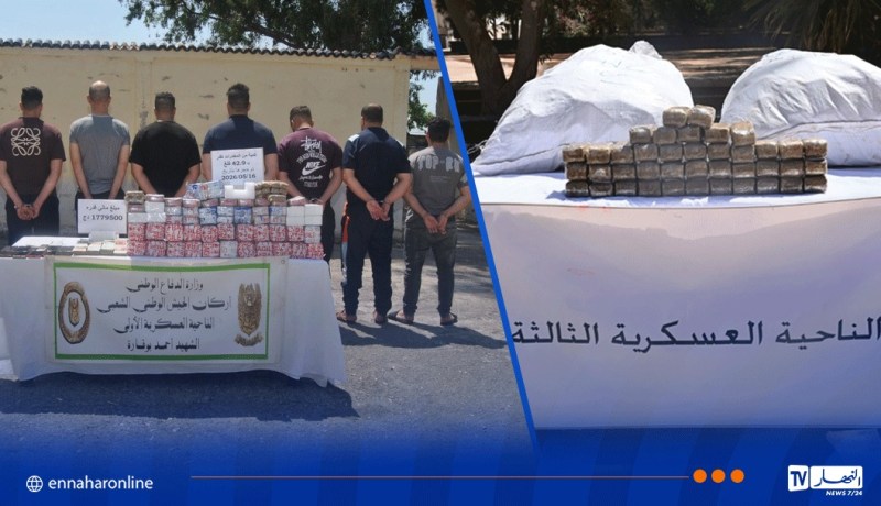 توقيف 84 تاجر مخدرات وإحباط إدخال 9 قناطير من “الكيف” قادمة من المغرب