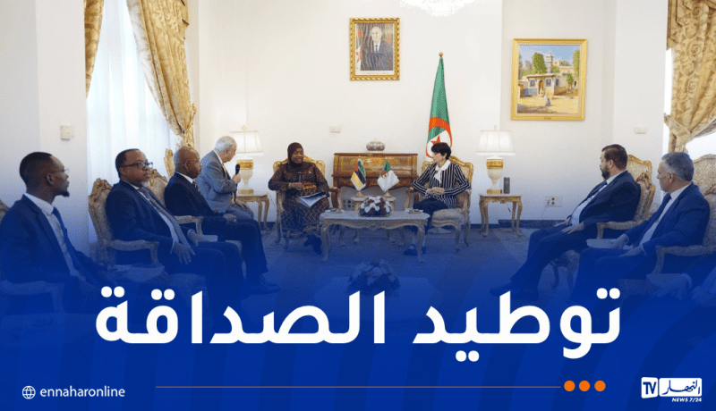 عسلاوي تستقبل رئيسة جمعية جمهورية موزمبيق