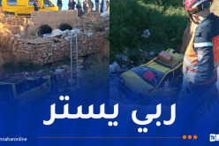 إصابة 8 أشخاص إثر إنقلاب سيارة في سطيف