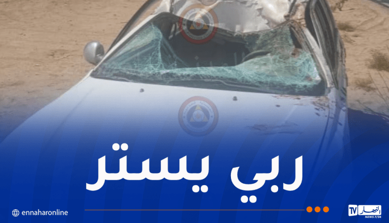 4 ضحايا إثر اصطدام سيارة بجمل في تمنراست