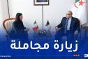 لوناس مقرمان يستقبل السفيرة الإيطالية لدى الجزائر