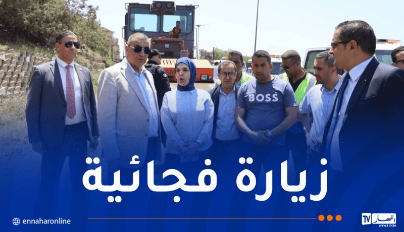 جلاوي يأمر بتسريع أشغال مشروع عصرنة الطريق السريع الدواودة-بواسماعيل