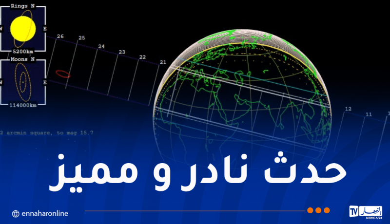حدث فلكي نادر في الجزائر مساء الإثنين