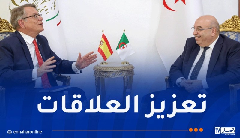 وزير الصناعة الصيدلانية يستقبل سفير إسبانيا بالجزائر