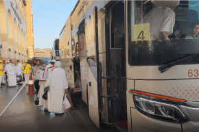 تواصل عملية ترحيل الحجاج من المدينة نحو مكة  