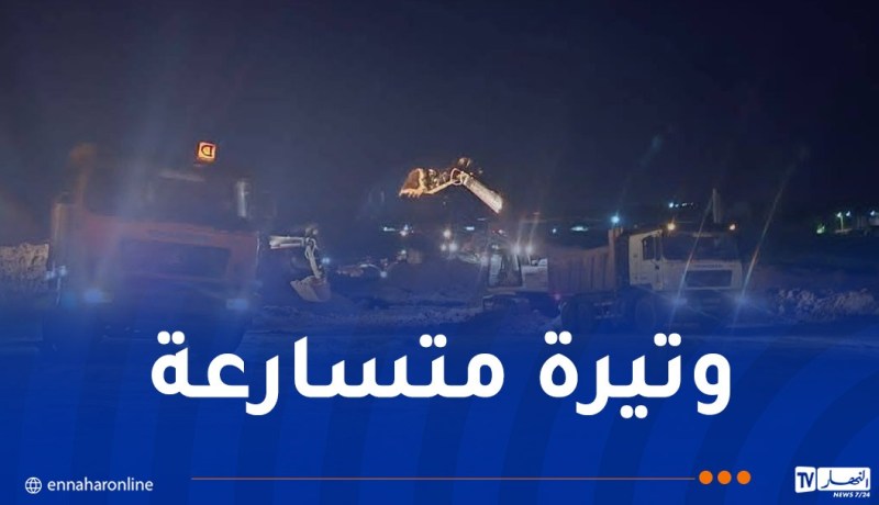 الخط المنجمي الشرقي..وتيرة أشغال متواصلة ومتسارعة
