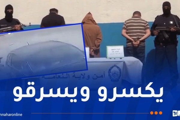 النعامة: عصابة سرقة الأموال من المركبات في قبضة الأمن