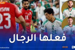 الخضر ينتفضون أمام الأردن بثنائية وينعشون آمالهم المونديالية