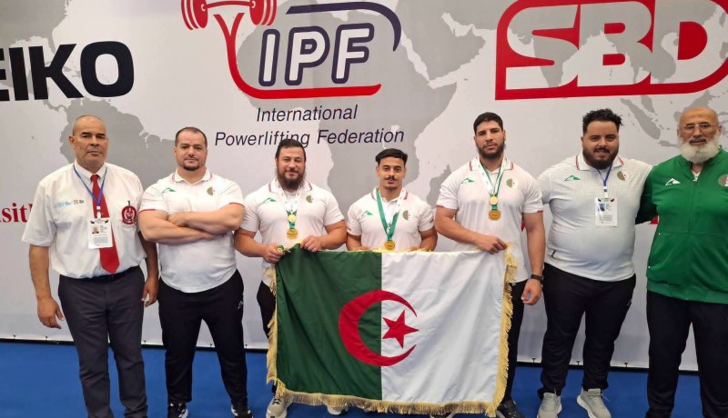 المنتخب الوطني يحصد 4 ميداليات في البطولة العالمية للحمل بالقوة