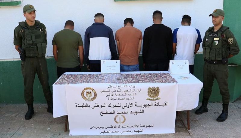 بومرداس.. توقيف 5 أشخاص وحجز أزيد من 2300 كبسولة بريغابالين