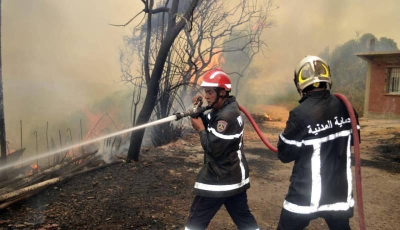 حماية مدنية: اندلاع 33 حريقًا بعدة ولايات