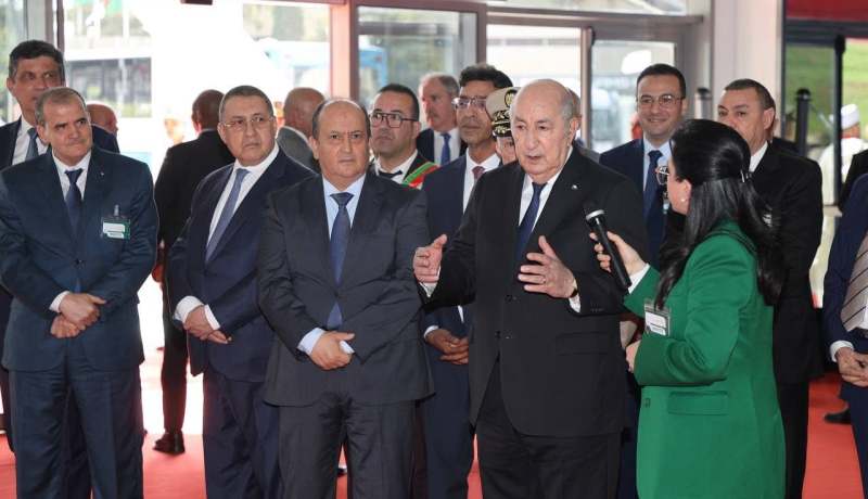 معرض الجزائر الدولي.. الرئيس تبون يتابع عرضاً حول تطور النسيج الاقتصادي وتطور الصناعة الوطنية