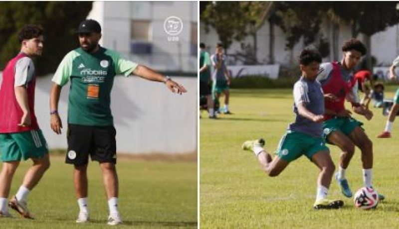 المنتخب الوطني لأقل من 20 سنة ينهي تحضيراته قبل مواجهة تونس ودياً