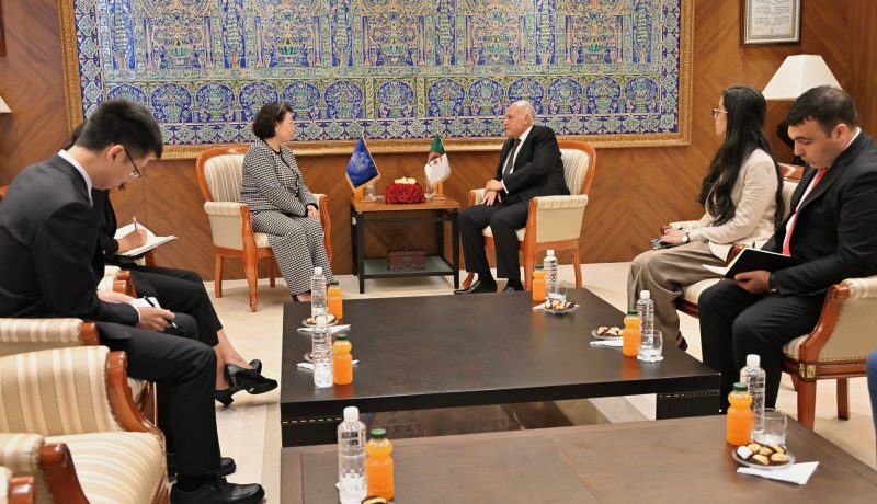 عطاف يستقبل الأمينة العامة للمنظمة الدولية للوساطة