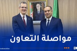 صادي يلتقي القائم بالأعمال لدى السفارة الأمريكية بالجزائر