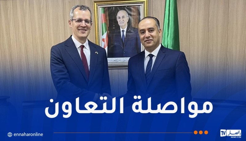 صادي يلتقي القائم بالأعمال لدى السفارة الأمريكية بالجزائر