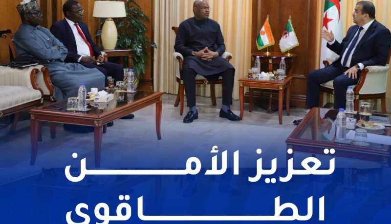 عرقاب: الجزائر سترافق جمهورية النيجر الشقيقة في تطوير قطاع المحروقات