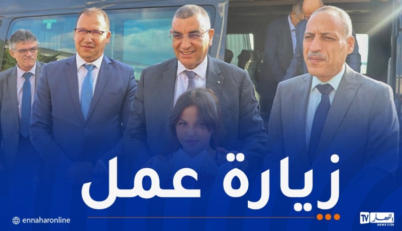 جلاوي يحل بعنابة لمعاينة الخط المنجمي الشرقي