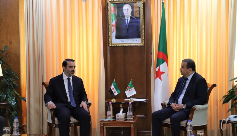 عرقاب يستقبل وزير الخارجية والمغتربين للجمهورية العربية السورية