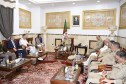 الفريق أول شنڨريحة يستقبل قائد القوات البحرية الأمريكية بأوروبا وإفريقيا وقائد القوات المشتركة لحلف شمال الأطلسي