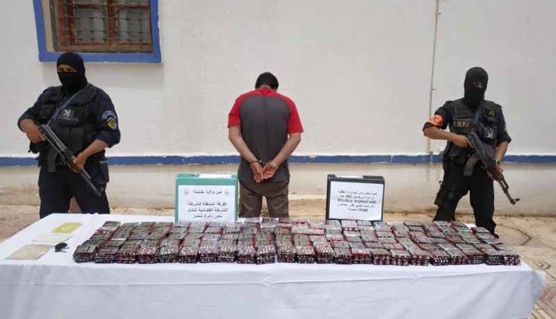 خنشلة: حجز أزيد من 19 ألف قرص مهلوس وتوقيف شخص بششار