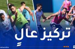 بالصور.. “الخضر” يدخلون أجواء لقاء الأرجنتين
