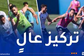 بالصور.. “الخضر” يدخلون أجواء لقاء الأرجنتين