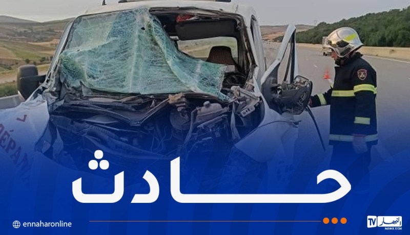 قسنطينة.. إصابة خمسيني في اصطدام بين شاحنتين