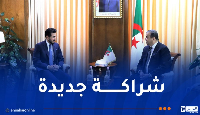 عرقاب يستقبل الرئيس المدير العام لشركة مداد للطاقة شمال إفريقيا السعودية