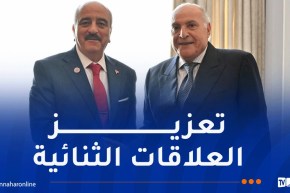 عطاف يُجري محادثات مع نظيره التونسي