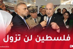 رئيس الجمهورية: الجزائر ستبقى واقفة بجانب فلسطين إلى غاية استقلالها