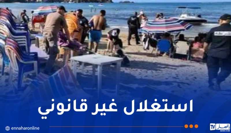 وهران.. توقيف شخصين وحجز طاولات وكراسي بشاطئ رأس فلكون