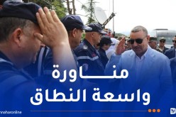 وزير الداخلية يشرف على معاينة مناورة ميدانية لمكافحة الحرائق بالشريعة