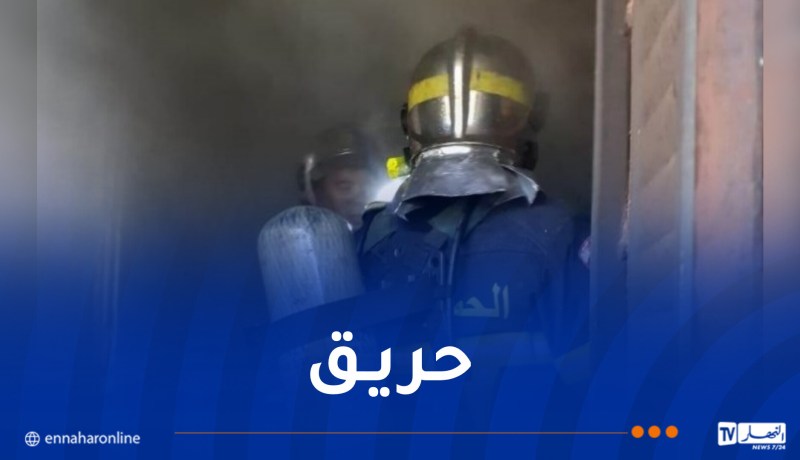 العاصمة.. نشوب حريق داخل ورشة لنجارة الخشب والألمنيوم بالسحاولة