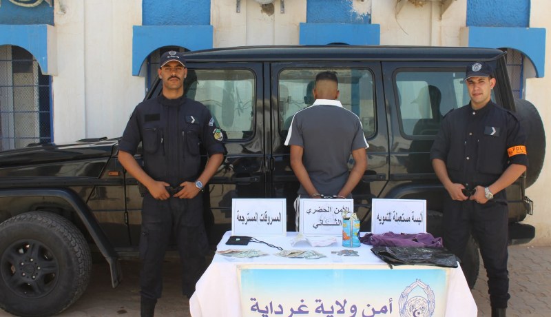 غرداية .. توقيف سارق حصالات التبرعات بالمحلات التجارية