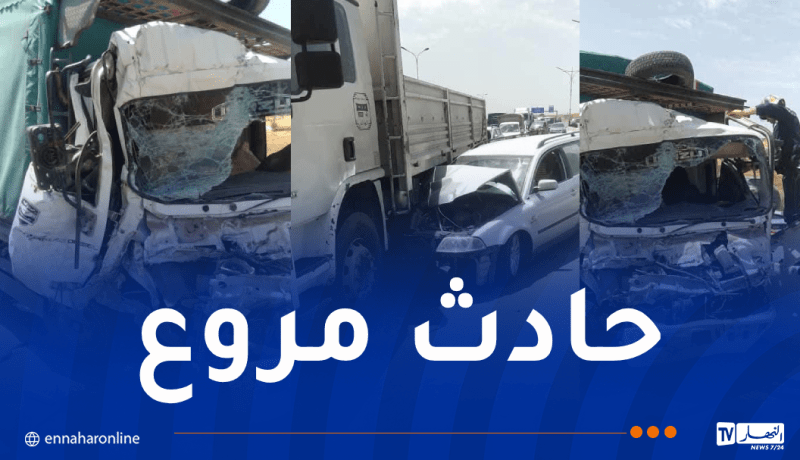 الشلف: إصابة شخص في حادث مرور تسلسلي بين 6 مركبات 