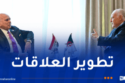 عطاف يتحادث مع نظيره العراقي