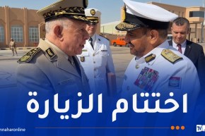 الفريق أول شنقريحة يختتم زيارته الرسمية إلى عمان
