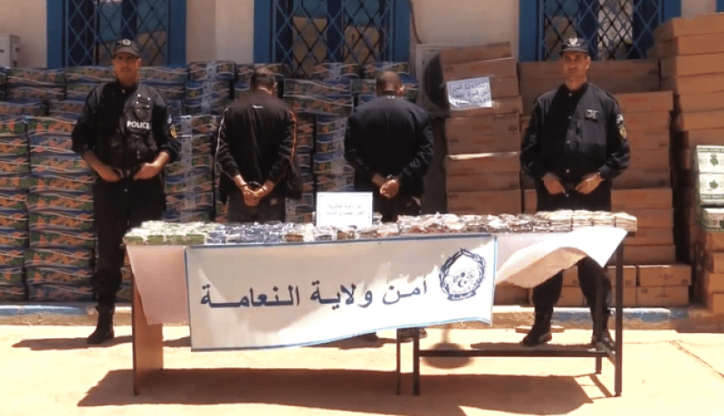 النعامة.. حجز قرابة 40 قنطارًا من الشمة المقلدة وتوقيف شخصين بالمشرية