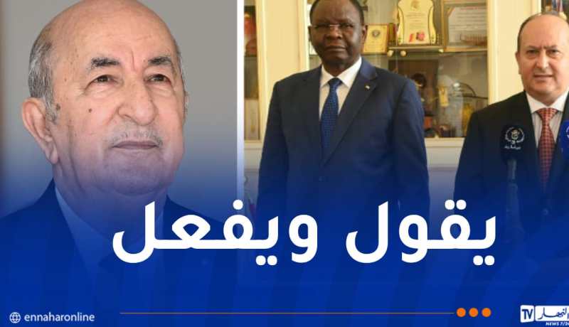 الوزير الأول: كلفني رئيس تشاد بنقل تحياته الخالصة إلى الرئيس تبون الذي وصفه بالرجل العملي