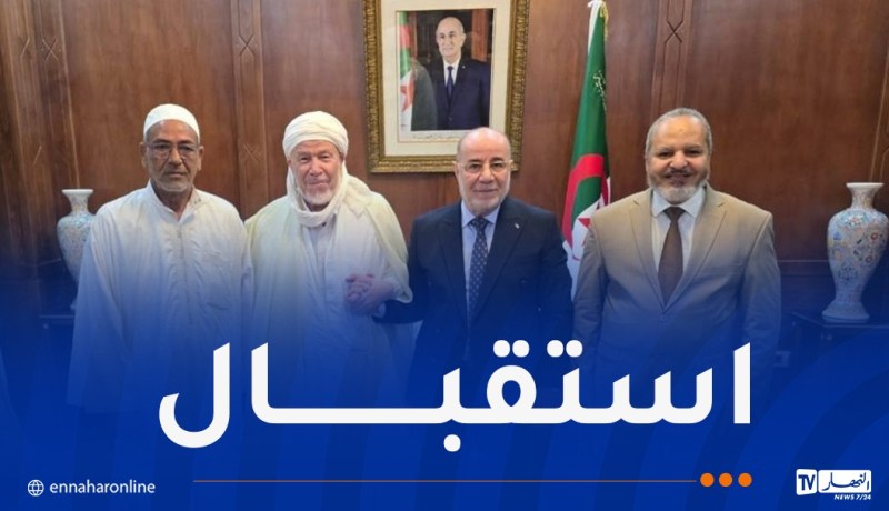 بلمهدي يستقبل 3 مشايخ كبار