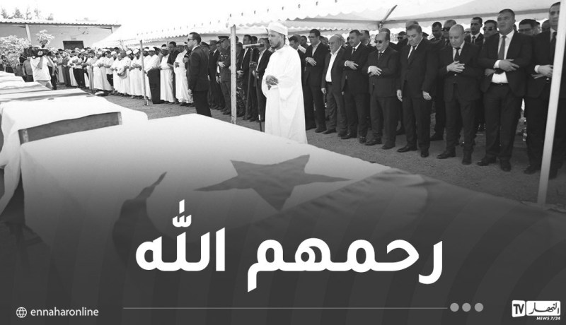 بتكليف من رئيس الجمهورية.. الوزير الأول وأعضاء من الحكومة يشيعون ضحايا حريق مؤسسة الطفولة المسعفة