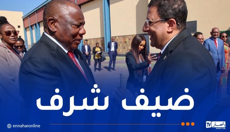 بوطبيق يستقبل رئيس جمهورية جنوب إفريقيا بمقر البرلمان الإفريقي