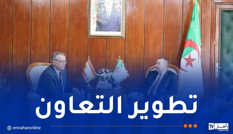 سعيود يبحث توسيع الشراكة والتعاون مع إسبانيا