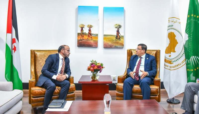 رئيس البرلمان الإفريقي يبحث مع سفير الجمهورية الصحراوية تعزيز التعاون